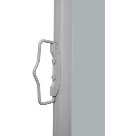 Retractable Side Awning 160x600 cm Grey vidaXL
