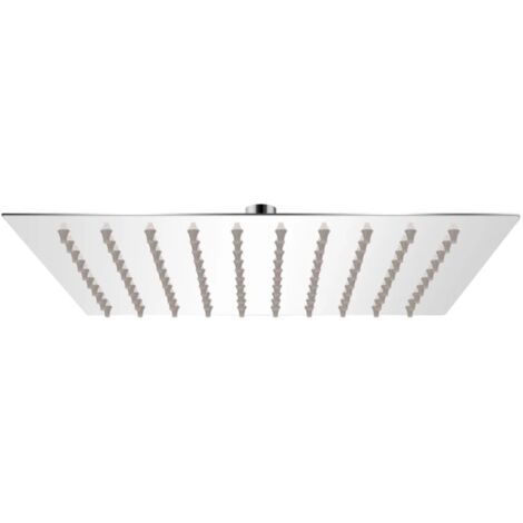 Rain Shower Head Stainless Steel 20x20 cm Square vidaXL