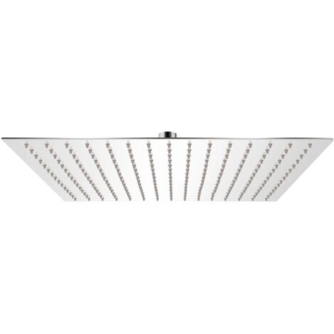 Rain Shower Head Stainless Steel 40x40 cm Square vidaXL