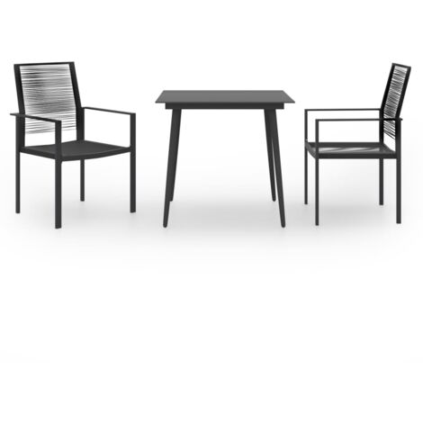 3 Piece Garden Dining Set vidaXL