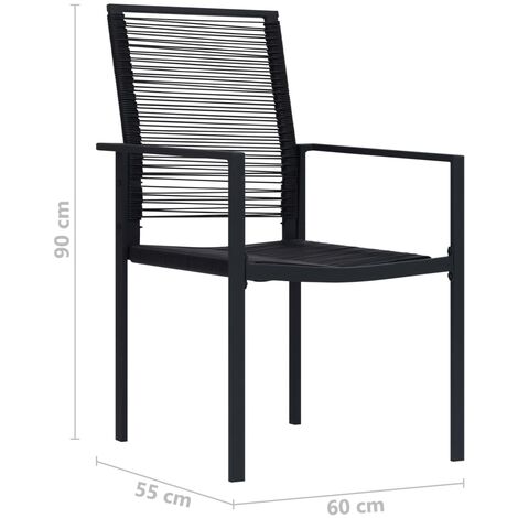 3 Piece Garden Dining Set vidaXL