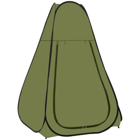 Pop Up Shower Tent Green vidaXL
