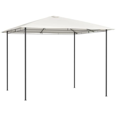 Gazebo 3x3x2.6 m Cream 160 g/m² vidaXL (1/4)