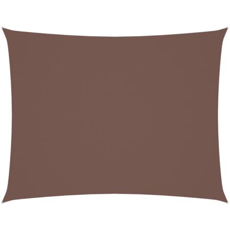 Sunshade Sail Oxford Fabric Rectangular 2x3 m Brown vidaXL