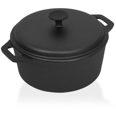 Pot Ø26.5 cm Cast Iron vidaXL (1/5)