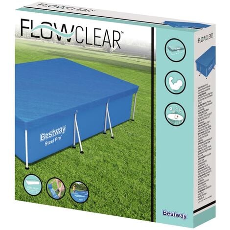 Flowclear Pool Cover 304x205x66 cm Bestway