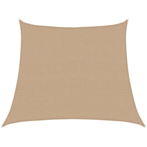 Sunshade Sail 160 g/m² Taupe 3/4x3 m HDPE vidaXL