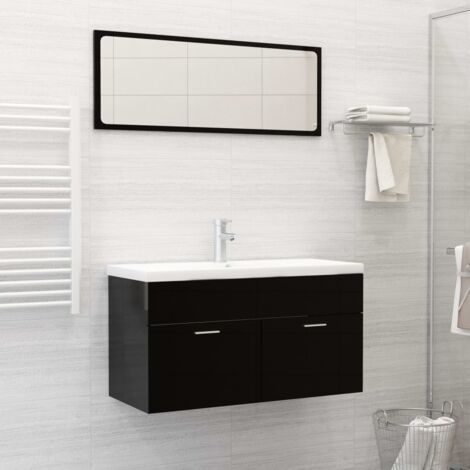 Built-in Basin with Faucet 91x39x18 cm Ceramic White vidaXL