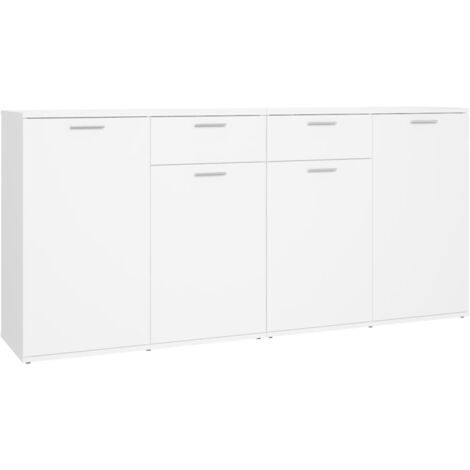 Sideboard White 160x36x75 cm Engineered Wood vidaXL
