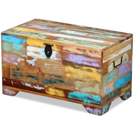 Storage Chest Solid Reclaimed Wood vidaXL