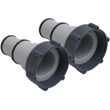 Pool Hose Adapters 2 pcs Plastic vidaXL