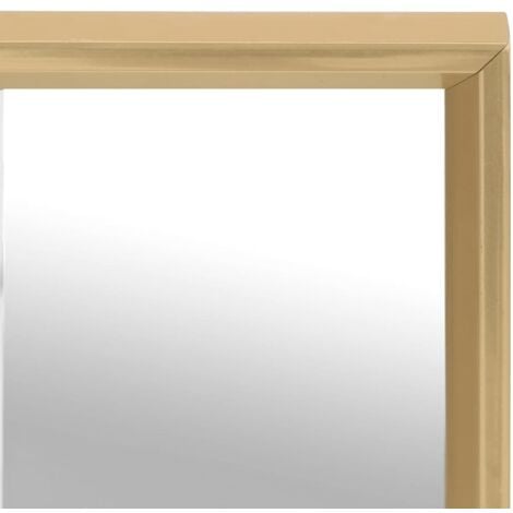Mirror Gold 60x60 cm vidaXL
