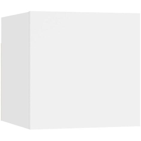 Bedside Cabinet White 30.5x30x30 cm Engineered Wood vidaXL
