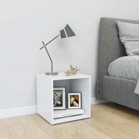 TV Cabinet White 37x35x37 cm Engineered Wood vidaXL (1/5)