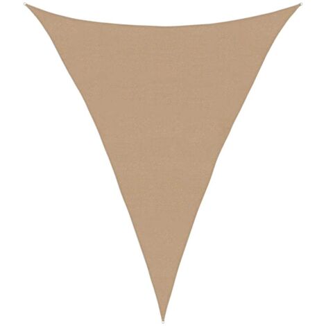 Sunshade Sail 160 g/m² Taupe 4x5x5 m HDPE vidaXL