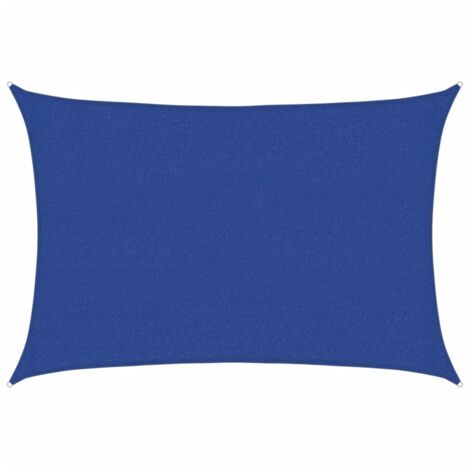 Sunshade Sail 160 g/m² Blue 2.5x3.5 m HDPE vidaXL