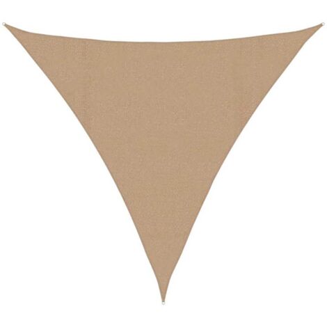 Sunshade Sail 160 g/m² Taupe 4.5x4.5x4.5 m HDPE vidaXL