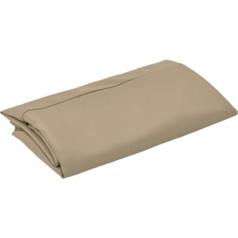 Replacement Fabric for Cantilever Umbrella Taupe 350 cm vidaXL