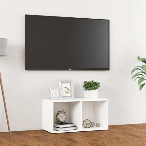 TV Cabinet White 72x35x36.5 cm Engineered Wood vidaXL (1/5)