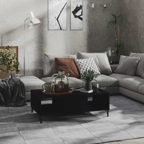 Coffee Table Black 103.5x60x35 cm Engineered Wood vidaXL (1/5)