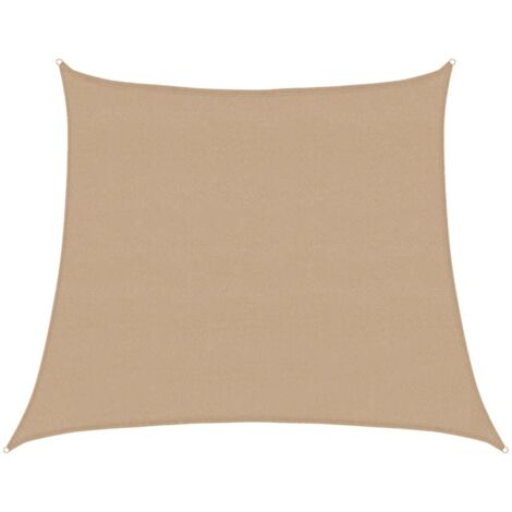 Sunshade Sail 160 g/m² Taupe 4/5x4 m HDPE vidaXL