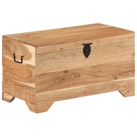 Storage Chest Solid Acacia Wood vidaXL