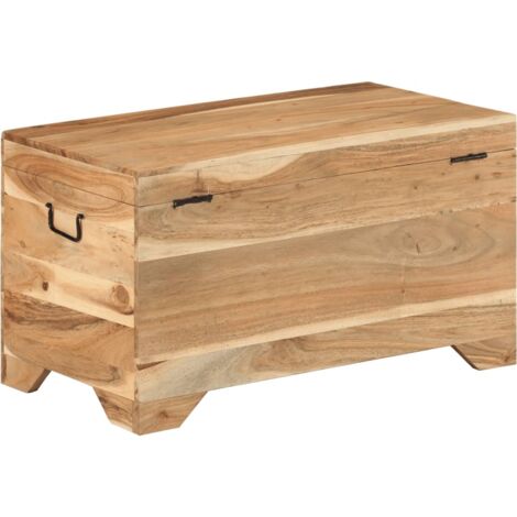 Storage Chest Solid Acacia Wood vidaXL