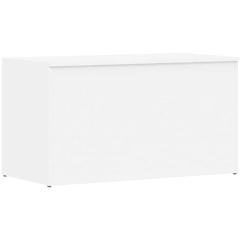 Storage Chest White 84x42x46 cm Engineered Wood vidaXL