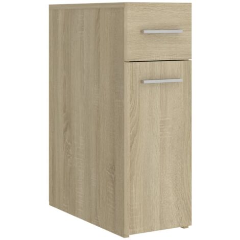Apothecary Cabinet Sonoma Oak 20x45.5x60 cm Engineered Wood vidaXL