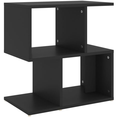 Bedside Cabinet Black 50x30x51.5 cm Engineered Wood vidaXL