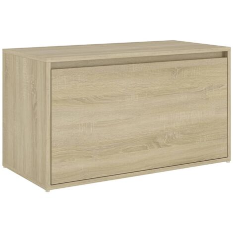 Hall Bench 80x40x45 cm Sonoma Oak Engineered Wood vidaXL