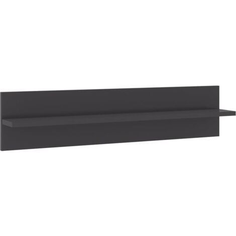 Wall Shelf 2 pcs High Gloss Grey 80x11.5x18 cm Engineered Wood vidaXL
