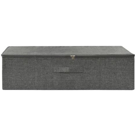 Storage Box Fabric 70x40x18 cm Anthracite vidaXL
