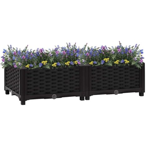 Raised Bed 80x40x23 cm Polypropylene vidaXL
