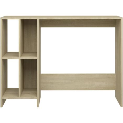 Notebook Desk Sonoma Oak 102.5x35x75 cm Engineered Wood vidaXL