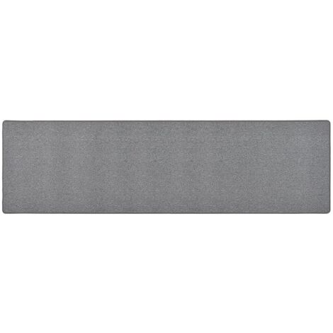 Carpet Runner Dark Grey 80x300 cm vidaXL
