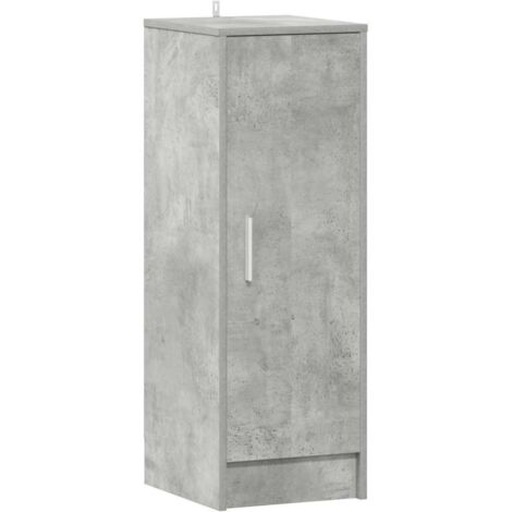 Shoe Cabinet Concrete Grey 32x35x92 cm Engineered Wood vidaXL