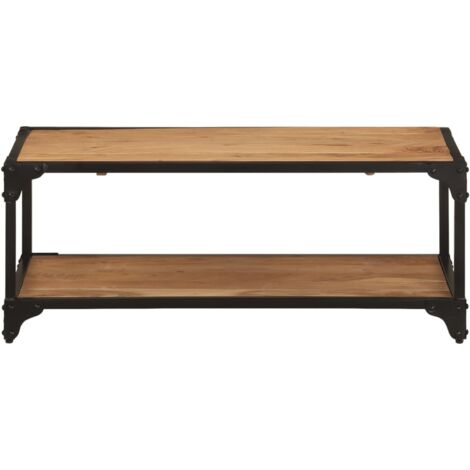 Coffee Table 90x45x35 cm Solid Acacia Wood vidaXL
