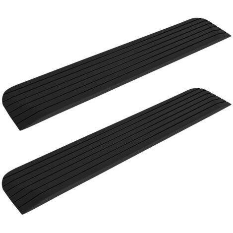 Threshold Ramps 2 pcs 110x21x2.5 cm Rubber vidaXL