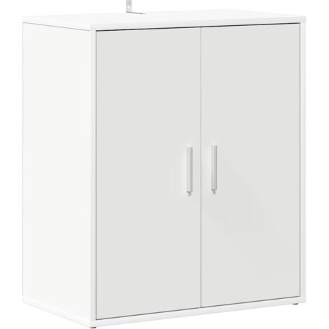 Shoe Cabinet White 60x35x70 cm Engineered Wood vidaXL