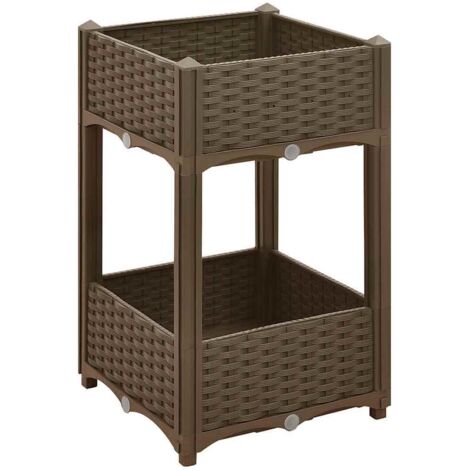 Raised Bed 40x40x71 cm Polypropylene vidaXL