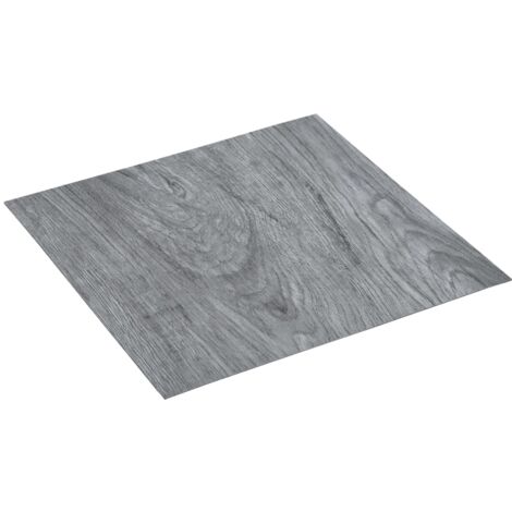 330164 vidaXL Self-adhesive Flooring Planks 20 pcs PVC 1,86 m² Light Grey - Grey