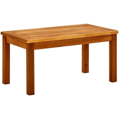 vidaXL Garden Coffee Table 70x40x36 cm Solid Acacia Wood - Brown