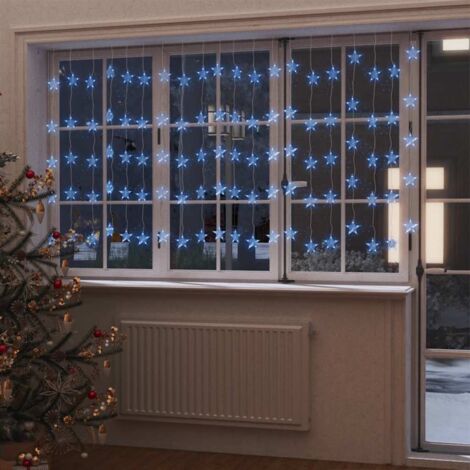 LED Star Curtain Fairy Lights 500 LED Blue 8 Function vidaXL (1/5)