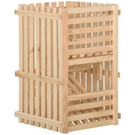 Potato Box 50x50x80 cm Solid Pinewood vidaXL
