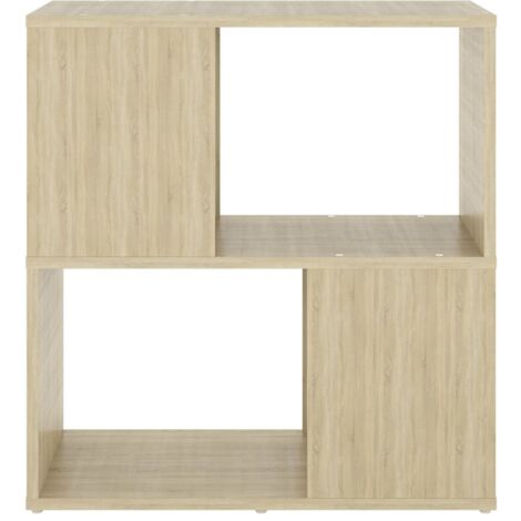 Book Cabinet Sonoma Oak 60x24x63 cm Engineered Wood vidaXL