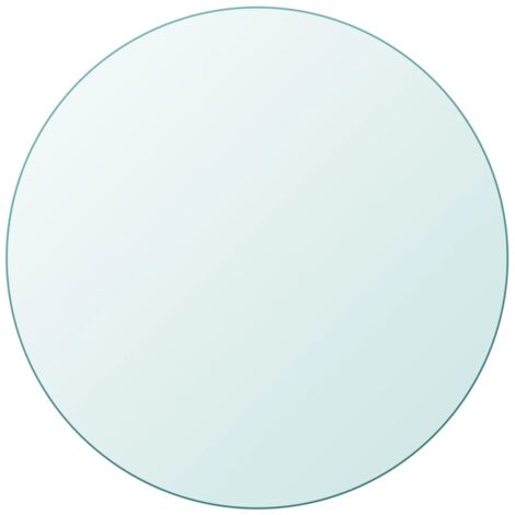 Table Top Tempered Glass Round 900 mm vidaXL