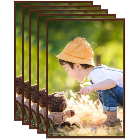 Photo Frames Collage 5 pcs for Wall or Table Bronze 70x90cm MDF vidaXL