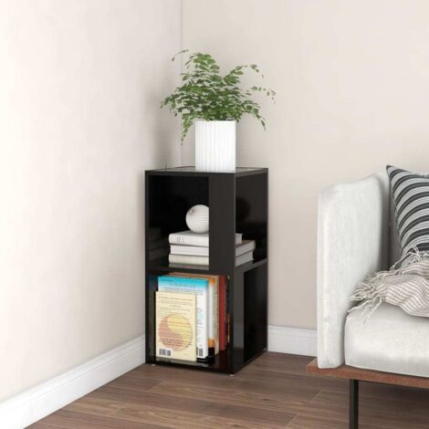 Corner Cabinet Black 33x33x67 cm Engineered Wood vidaXL