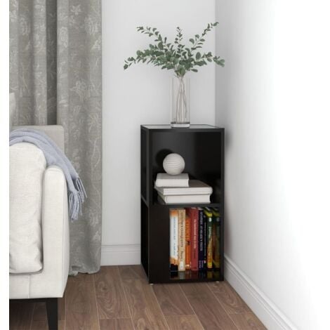 Corner Cabinet Black 33x33x67 cm Engineered Wood vidaXL